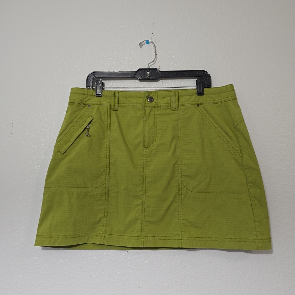 Title Nine Big B  Olive Green Hiking Cargo Skort  Size 14 Utility Skirt